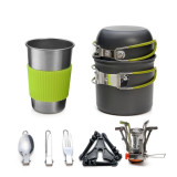 便攜式戶外野餐鍋套裝 | 登山露營適用 | 輕巧易攜帶