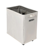 OneTwoFit OT051201 瑜伽墊收納袋 - 米白色 | 網布束口 | 萬向滾輪 | 香港行貨