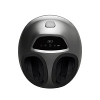 全自動智慧足部按摩器 - 灰色 | 深層指壓揉捏 | 360°全包裹氣囊按摩 | 恒溫熱敷理療