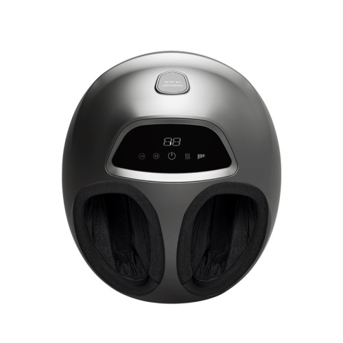 全自動智慧足部按摩器 - 灰色 | 深層指壓揉捏 | 360°全包裹氣囊按摩 | 恒溫熱敷理療