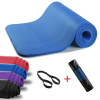 約1cm超厚瑜伽墊 - 藍色 | 環保NBR | 含網袋+綁帶