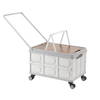 OneTwoFit ET052401 多功能露營箱車 - 白色 | 摺疊收納 | 可拉可提 | 順滑萬向輪 | 香港行貨