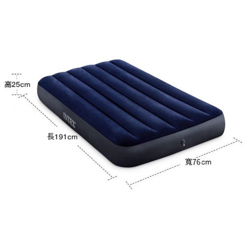 OneTwoFit ET052601 INTEX露營充氣床墊 - 單人款(76x191x25cm) | 蜂窩式矩陣立柱 | 香港行貨
