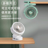 Nidouillet EH005105 迷你5吋夾款風扇 - 綠色 | USB充電 | 360°可調角度 | 4檔風力 | 香港行貨