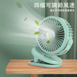 Nidouillet EH005105 迷你5吋夾款風扇 - 綠色 | USB充電 | 360°可調角度 | 4檔風力 | 香港行貨