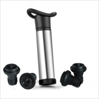 紅酒保鮮真空泵+真空酒塞 | 帶4个瓶塞 | 瓶塞可重複使用 紅酒保鮮真空泵+真空酒塞 | 帶4个瓶塞 | 瓶塞可重複使用