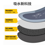 Nidouillet ET031802 矽藻泥吸水防滑軟腳墊 - 灰色 | 快速吸水 | 防滑防跌 | 沖洗即淨 | 香港行貨