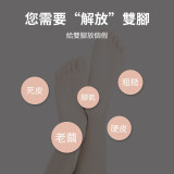 Nidouillet ET044602 充電式磨腳皮神器 - 白色 | 雙檔調節 | 機頭可拆卸更換 | 香港行貨