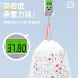 Nidouillet ET046201 10L抽繩加厚垃圾袋 - 白粉色(45隻裝) | 側邊封口 | 高韌性 | 香港行貨