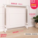 Nidouillet ET048401 雙桿可移動摺疊晾衣架 | 帶轆方便移動 | 分區晾曬 | 輕鬆收納 | 香港行貨