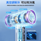 Nidouillet ET048702 高速渦輪手持迷你風扇 - 白色 | 100檔無極調速 | 半導體超冷冰敷 | 香港行貨