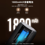 Nidouillet EH056301 專業電動磨豆機 - 黑色 | 40檔粗細度可調 | 一鍵研磨 | 香港行貨