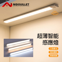 Nidouillet ET050701 超薄人體智能感應燈 - 銀色 | 1.1CM超薄設計 | 多模式隨心調節 | 香港行貨