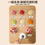 Nidouillet EH057701 多功能電動食物料理機 - 白色 | 一機多用 | 250ml+100ml雙杯配置 | 香港行貨