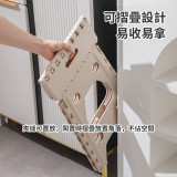 Nidouillet ET052902 戶外/室内便攜摺疊椅 - 奶白色 | 雙三角形椅腳 | 摺疊收納 | 即開即用 | 香港行貨