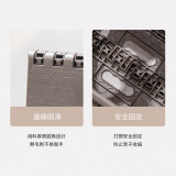 Nidouillet ET052902 戶外/室内便攜摺疊椅 - 奶白色 | 雙三角形椅腳 | 摺疊收納 | 即開即用 | 香港行貨