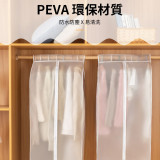 Nidouillet EH064901 衣櫃服裝防塵罩 - 透明色 | 雙頭拉鏈 | 透明可視 | 可反覆水洗 | 香港行貨