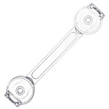 Nidouillet EH065801 隱藏式兒童安全鎖 - 4件裝(長145mm*2+ 長94mm*2) | 長短組合搭配 | 無痕透明背膠 | 香港行貨