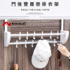 Nidouillet EH071301 雙層多功能門後掛鉤 - 白色 | 一掛即用 | 多場景適用 | 鉤距自由調節 | 香港行貨