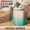 Nidouillet ET056501 便攜式可折疊加蓋泡腳桶 - 雪泥藍 | 八塊保溫支撐板 | 便攜手提式設計 | 香港行貨