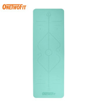ONETWOFIT OT036802 男女運動瑜珈墊 - 綠色 | 雙面防滑 | 高彈耐壓減震 | 強抓地力 | 香港行貨