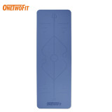 ONETWOFIT OT036804 男女運動瑜珈墊 - 藍色 | 雙面防滑 | 高彈耐壓減震 | 強抓地力 | 香港行貨