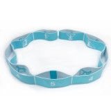 多段式瑜伽舞蹈輔助伸展帶 - 綠色 | 易清洗 | 高回彈 | 不變形不直球