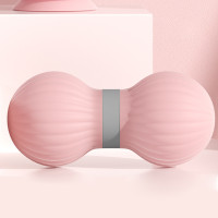 肌肉放鬆矽膠筋膜球 - 雙球款(粉色) | 減少運動后的乳酸堆積 | 耐磨高彈性