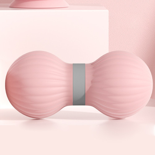 肌肉放鬆矽膠筋膜球 - 雙球款(粉色) | 減少運動后的乳酸堆積 | 耐磨高彈性