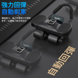 ONETWOFIT ET038201 智能四輪健腹輪 - 黑色 | 自動回彈 | 帶手機支架 | 肘撐加寬 | 香港行貨