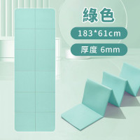 ONETWOFIT ET038302 183x61x0.6cm 便攜摺疊瑜伽墊 - 綠色 | 雙面質感紋理防滑 | 可折疊方便攜帶 | 香港行貨