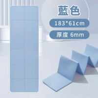 ONETWOFIT ET038303 183x61x0.6cm 便攜摺疊瑜伽墊 - 藍色 | 雙面質感紋理防滑 | 可折疊方便攜帶 | 香港行貨