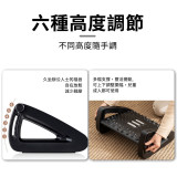 ONETWOFIT ET041501 足底按摩滾輪器 - 黑色 | 釋放雙腿壓力 | 六種高度調節 | 減少翹腳 | 香港行貨