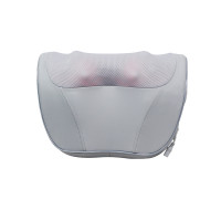 3D立體電動頸椎按摩枕 - 淡藍色 | 加大疊浪枕面 | 仿真人手揉捏 | 42℃溫感熱敷