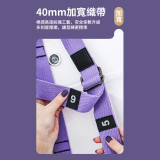 ONETWOFIT ET044801 家用掛門空中瑜伽繩 - 紫色 | 可承重150kg | 長短可調節 | 配合普拉提練習 | 香港行貨