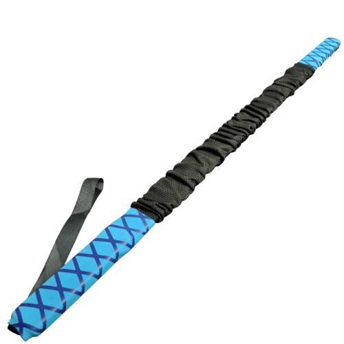 靜音安全型家用臂力棒 - 40KG-藍色 | 超彈高韌纖維片 | 加厚軟膠把手