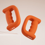 多功能手握啞鈴 - 橙色一對裝(1.5KG*2) | 實心鑄鐵 | 握感舒適