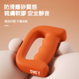 ONETWOFIT ET046302 多功能手握啞鈴 - 灰色一對裝(1KG*2) | 實心鑄鐵 | 握感舒適 | 香港行貨