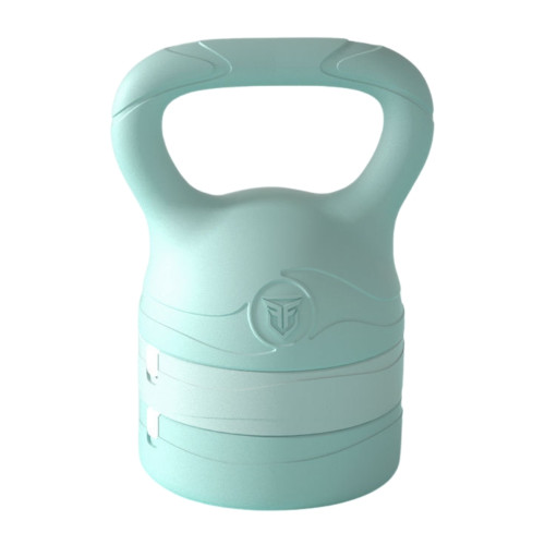 可調節重量壺鈴 - 青綠色 | 雙重安全鎖扣 | 防滑紋路握把