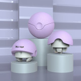 三合一多功能可拆卸筋膜球 - 紫色 | 肌肉深層放鬆 | 手腕康復訓練