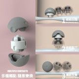 ONETWOFIT ET046703 三合一多功能可拆卸筋膜球 - 灰色 | 肌肉深層放鬆 | 手腕康復訓練 | 香港行貨