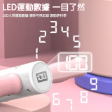 ONETWOFIT ET046801 智能計數計時六管腳蹬拉力器 - 粉色 | 運動數據一目瞭然 | 全身鍛煉 | 香港行貨