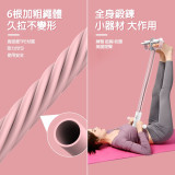 ONETWOFIT ET046801 智能計數計時六管腳蹬拉力器 - 粉色 | 運動數據一目瞭然 | 全身鍛煉 | 香港行貨