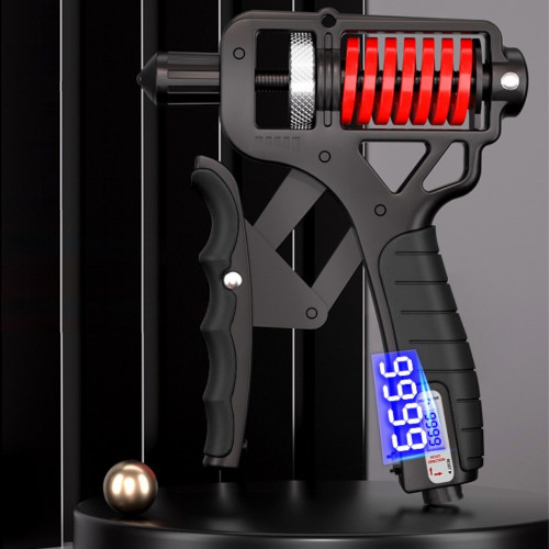 專業級雙彈簧握力器 - 黑色 | 5-165kg力度可調節 | 智能計數