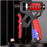 專業級雙彈簧握力器 - 紅色 | 5-165kg力度可調節 | 智能計數