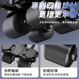 ONETWOFIT ET054601 多功能四輪健腹輪 - 黑色 | 穩定剎車自動回彈 | 人體工程學掌握設計 | 香港行貨