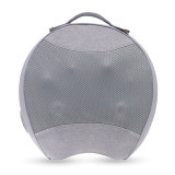 家用無線熱敷便攜按摩儀 - 灰色 | 雙按摩頭循環揉捏捶打 | 6D按摩頭