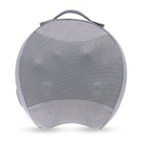 家用無線熱敷便攜按摩儀 - 灰色 | 雙按摩頭循環揉捏捶打 | 6D按摩頭