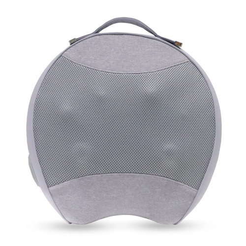 家用無線熱敷便攜按摩儀 - 灰色 | 雙按摩頭循環揉捏捶打 | 6D按摩頭