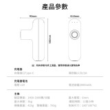 ONETWOFIT ET057901 迷你便攜高頻肌肉按摩槍 - 黑色 | 四檔速度調節 | 收納方便 | 香港行貨